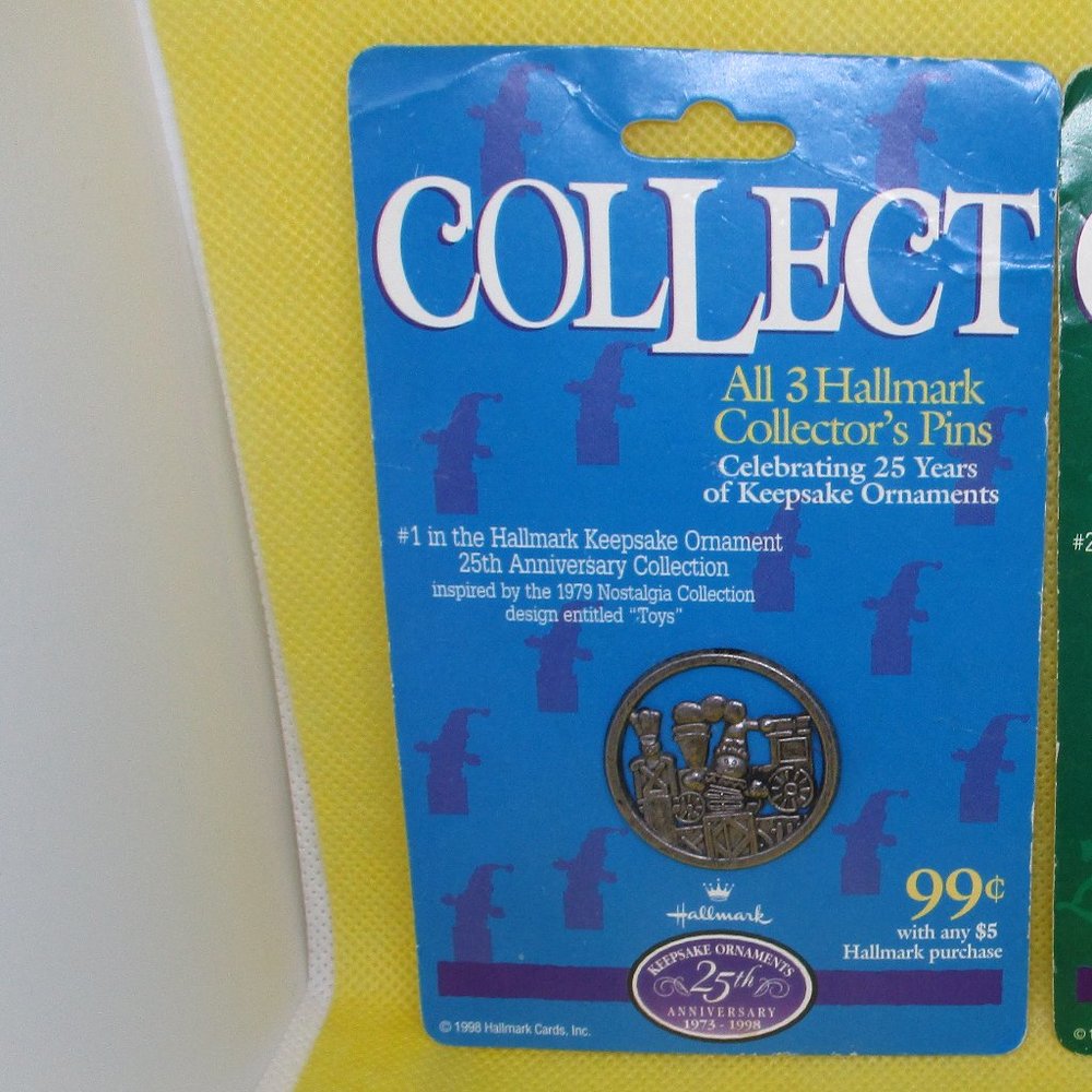 No 1 Signed C 1998 HMK Toy Land Pewter Lapel Pin